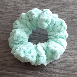 HANDMADE CROCHET FLUFFY SCRUNCHIE